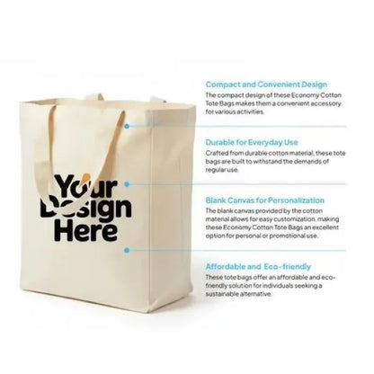 Small Cotton Canvas Tote Bags