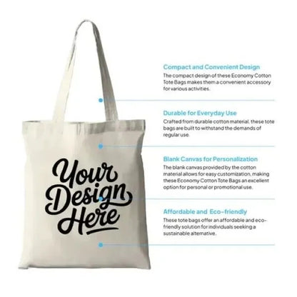 Heavy Weight Economy Tote Bags
