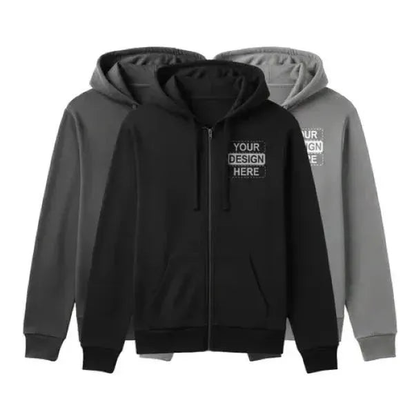 Allmade Unisex Organic French Terry Full-Zip Hoodie