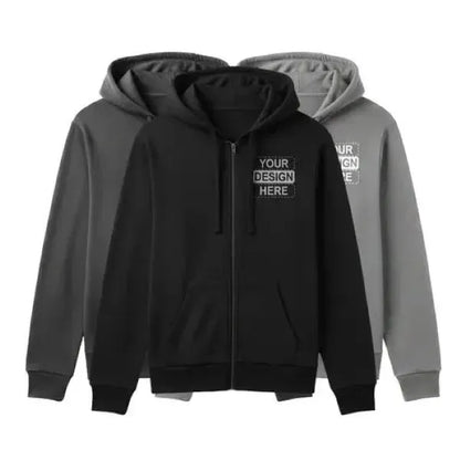 Allmade Unisex Organic French Terry Full-Zip Hoodie