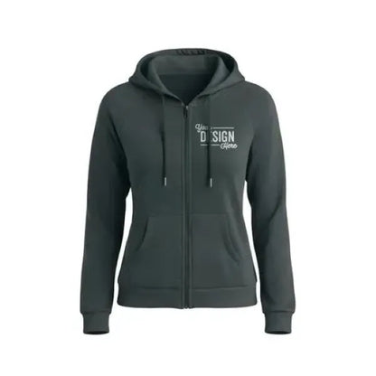 Allmade Women's Organic CVC Fleece Full-Zip Hoodie