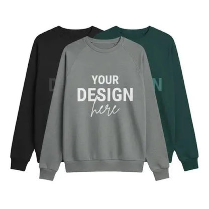 Allmade Unisex Organic CVC Fleece Crewneck Sweatshirt
