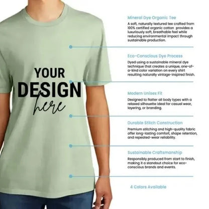 Allmade Unisex Mineral Dye Organic Cotton Tee