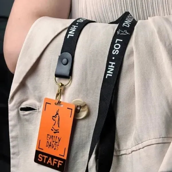 Eco-Friendly Wood Fiber Lanyards