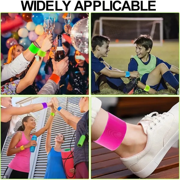 Full Color PVC Reflective Slap Wristband