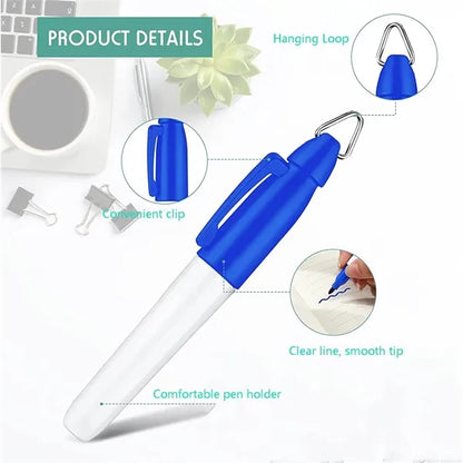 Permanent Markers with Golf Keychain Clip