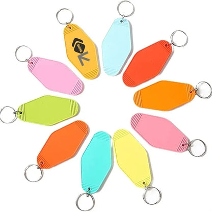 Hotel Tag Key Chain
