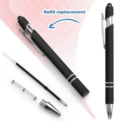 Soft Touch Stylus Metal ballpoint Pens
