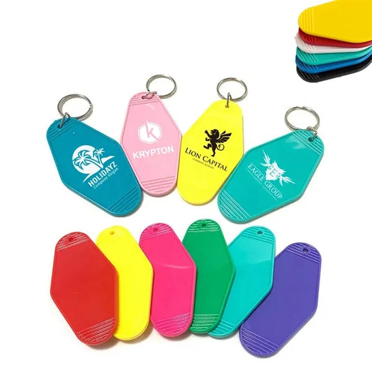 Plastic Hotel Keychain Motel  Tag