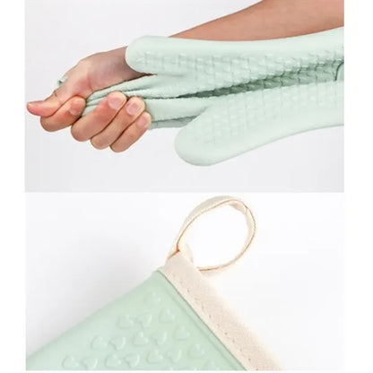 Silicone Heat Resistant Oven Mitts for Cooking & Baking