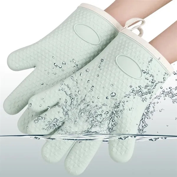 Silicone Heat Resistant Oven Mitts for Cooking & Baking