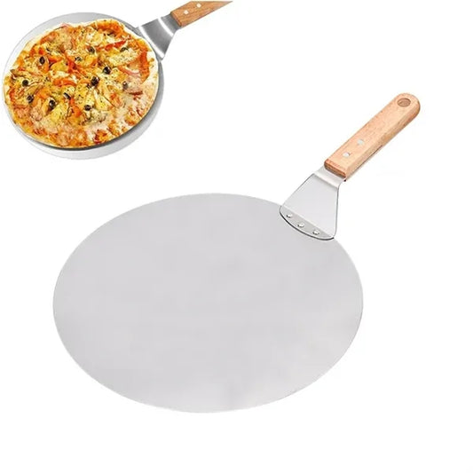 Stainless Steel Pizza Peel with Wooden Handle