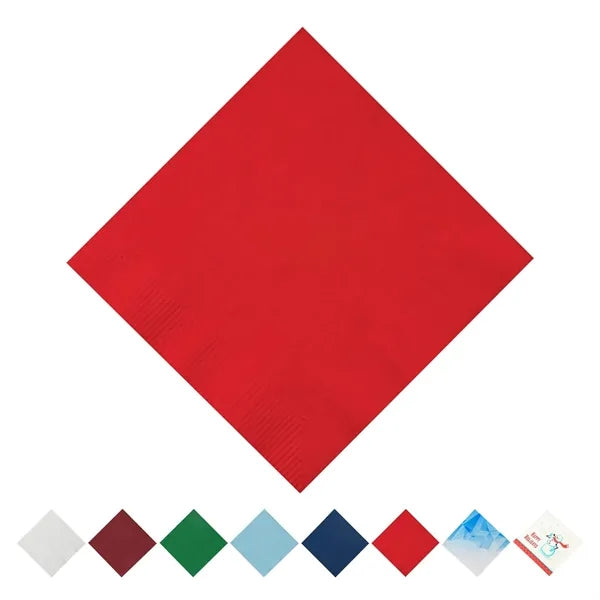 2 ply Full Bleed Custom  Color Napkins
