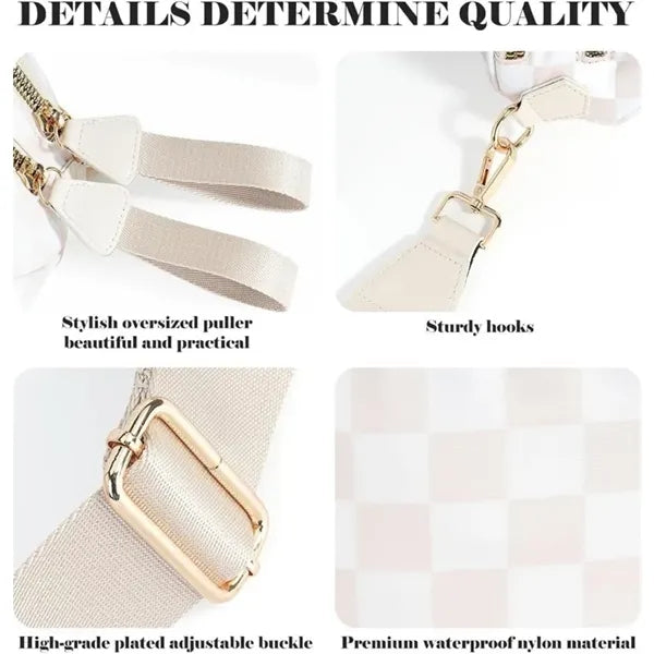 Checkered Crossbody Bum Bag