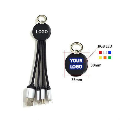 3 in 1 Illuminated Multi USB Charging