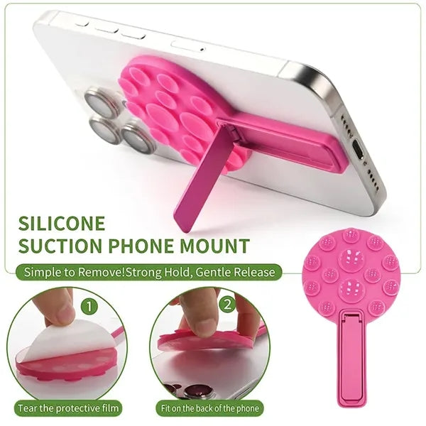 Silicone Suction Phone Case Adhesive Mount