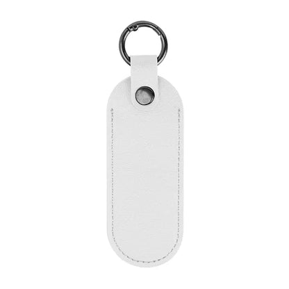 Bates Leatherette Key Tag With Carabiner