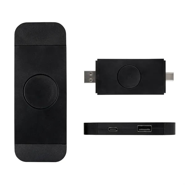 rABS Spinner Dual Input USB Hub