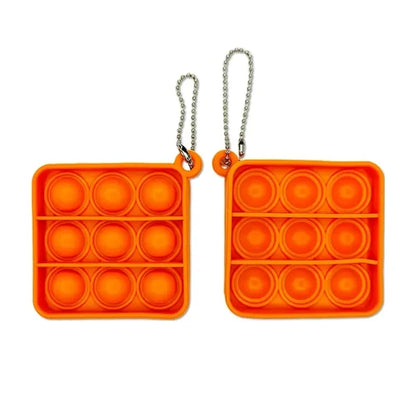Silicone Pop Fidget Keychain