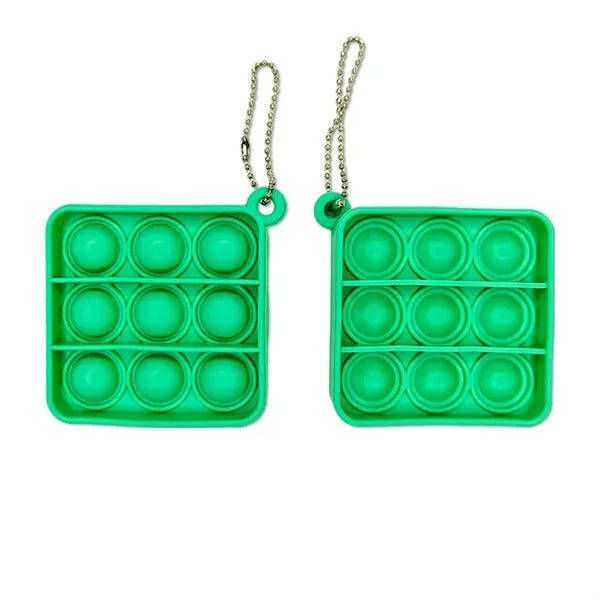Silicone Pop Fidget Keychain