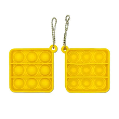 Silicone Pop Fidget Keychain