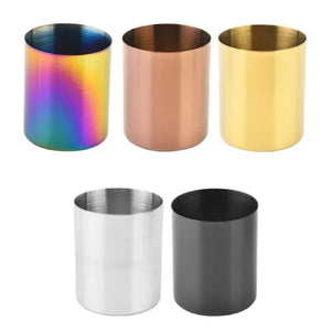 Stainless Steel Round Pen Holder