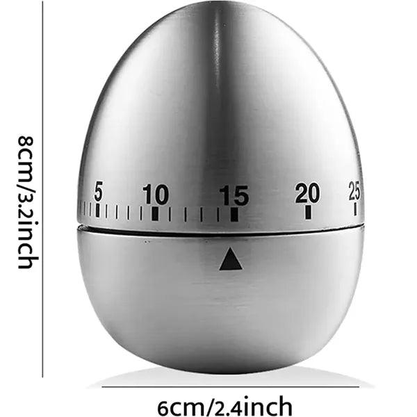 Kitchen Timer Stainless Steel Mechanical
