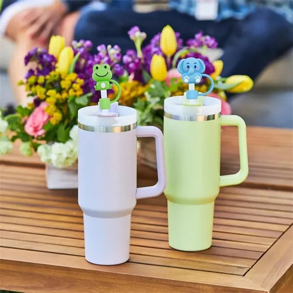 Silicone Straw Topper Custom Shape