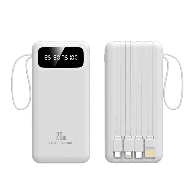 Portable Charger 20000mAh Power Bank With Led Display