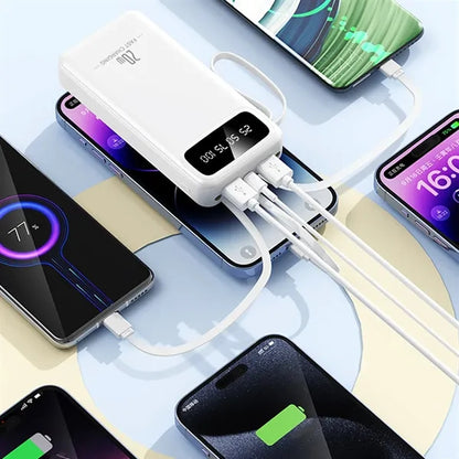 Portable Charger 20000mAh Power Bank With Led Display