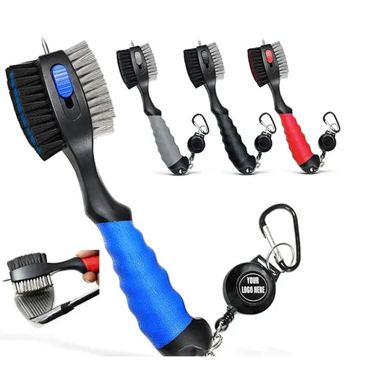 Ergonomic Handle Golf Club Brush Groove Cleaner