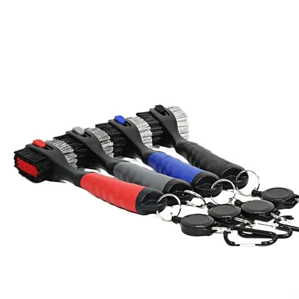 Ergonomic Handle Golf Club Brush Groove Cleaner