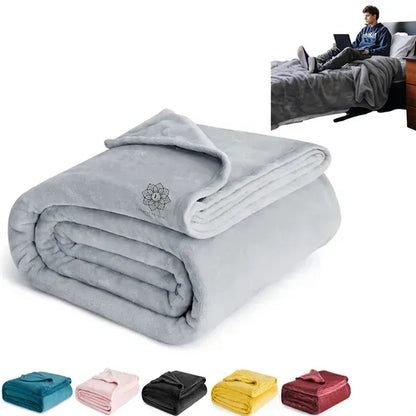 Warm Fleece Blanket Double Blanket