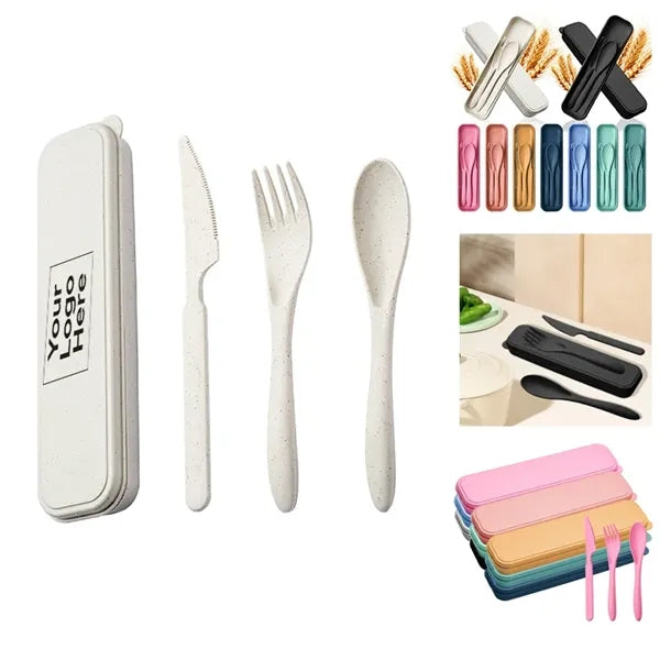 Wheat Straw Portable Tableware Set
