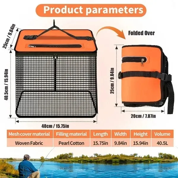 Collapsible Floating Fishing Net Basket