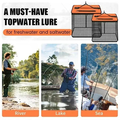 Collapsible Floating Fishing Net Basket