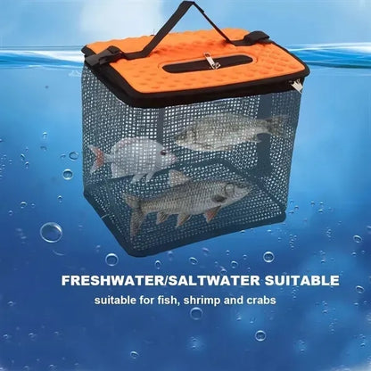 Collapsible Floating Fishing Net Basket