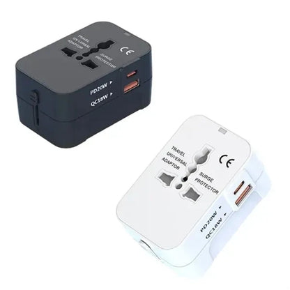 Universal Travel Adapter with USB C