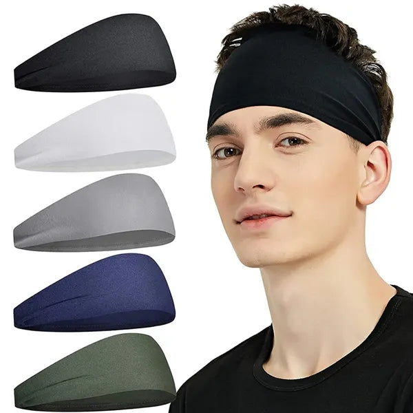Unisex Nonslip Moisture Wicking Sports Headband