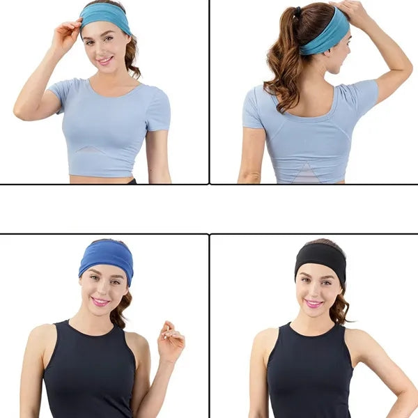 Unisex Nonslip Moisture Wicking Sports Headband