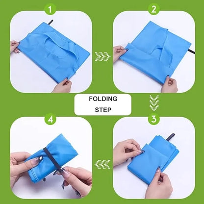 Foldable Polyester Shopping Tote Bag