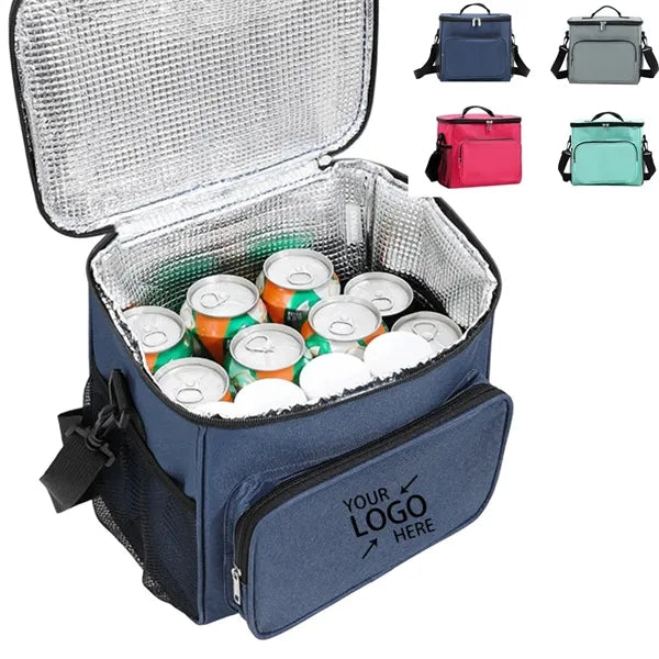 Portable Oxford Insulated Tote Bag with Handle & Strap