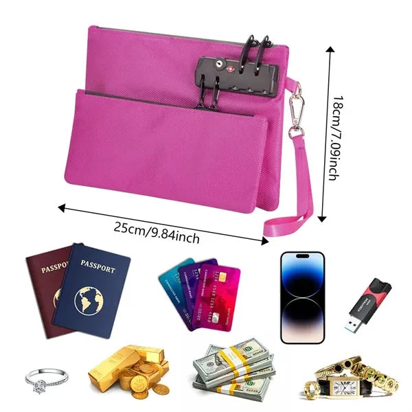 Double-Layer Locking Travel Organizer