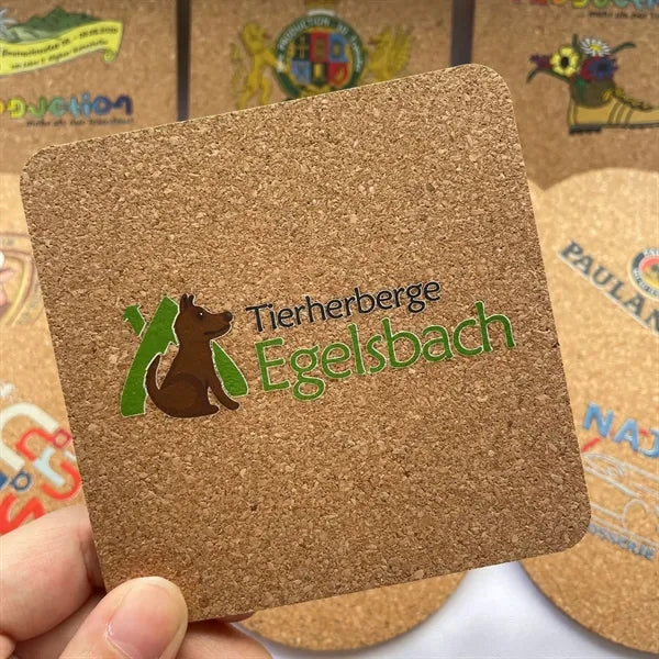 4" x 4" Cork Coasters