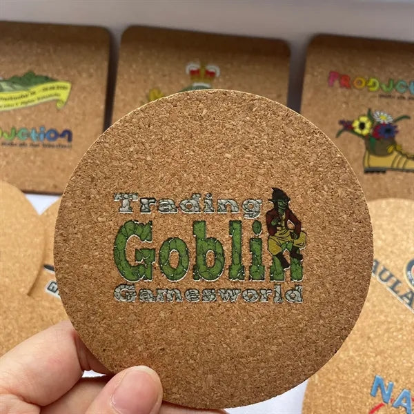 4" x 4" Cork Coasters