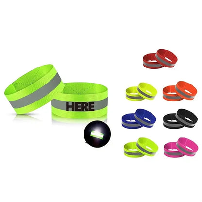 High Visibility Reflective Wristbands for Arm