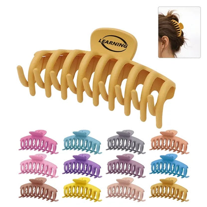 Non Slip Neutral Big Hair Claw Clips