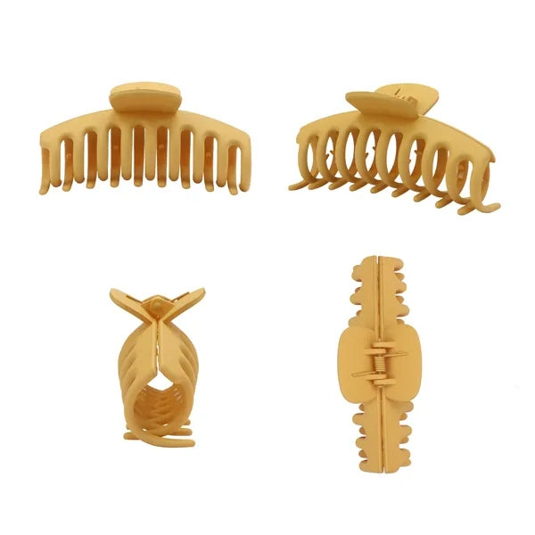 Non Slip Neutral Big Hair Claw Clips