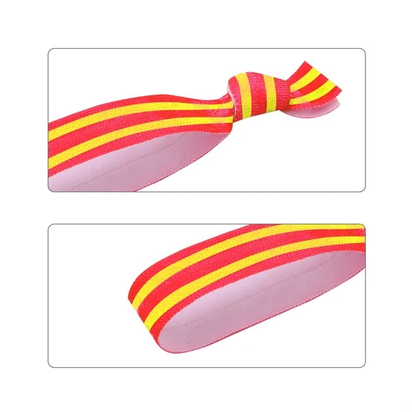 Colorful Rainbow Elastic Knotted Hair Ties