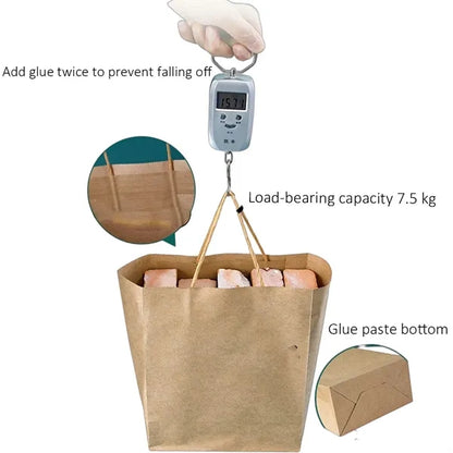 Multi-Color Kraft Paper Bags for Gifts and Packaging